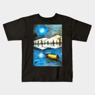 Night time Scenery Kids T-Shirt